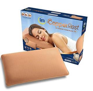 Serta Standard Copper Restore Gel Memory Foam Pillow