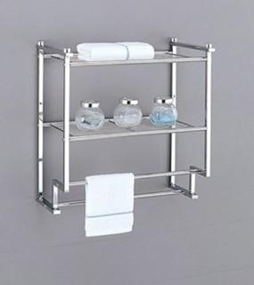  Neu Home Metro 2-Tier Wall Mounting Rack With Towel Bars