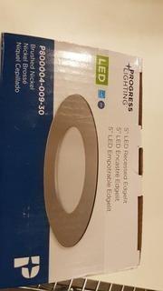 Progress Lighting - 5" LED Redessed Edgelight - Brushed Nickel - P800004-009-30