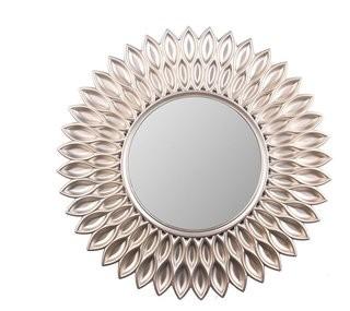 Wee's Beyond 2857-Champagne Sunflower Decorative Wall Mirror 24"