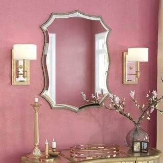 Willa Arlo Interiors Nickel Metal Wall Mirror (WRLO6464)