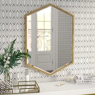 Willa Arlo Interiors Cherine Hexagon Wall Mirror (WRLO8732)