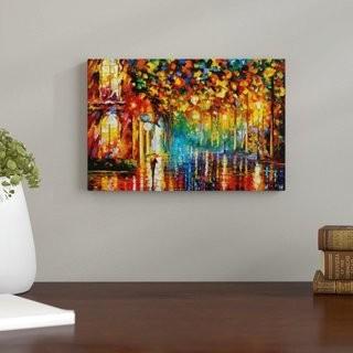 Andover Mills Late Stroll Painting Print on Wrapped Canvas (ANDO4610_19070725) - 18" x 26"