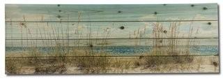 Gallery 57 'Sand Dunes Long' Photographic Print on Wood (GAFS1049) - 12" x36"