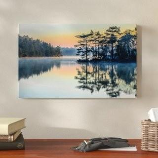 Millwood Pines 'Before People Wake' Photographic Print on Wrapped Canvas (MLWP4273_31105672) - 30" x 47"