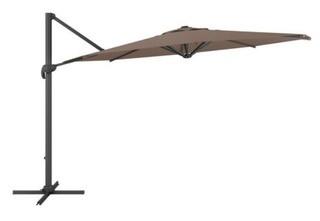 CorLiving PPU-520-U 11 Ft Deluxe Offset Patio Umbrella in Sandy Brown