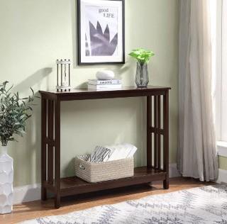 Convenience Concepts - Mission Console Table - S20-249 - Espresso