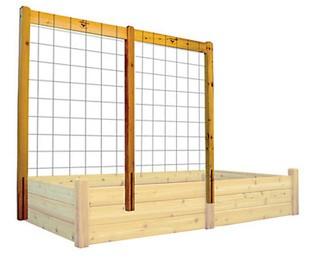 95-inch x 80-inch Raised Garden Bed Trellis Kit