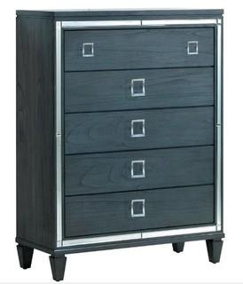 Furniture of America - 5 Drawer Chest - CM7971C - Grey 