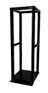 StarTech 4POSTRACK36 36U Adjustable 4 Post Server Equipment Open Frame Rack Cabinet
