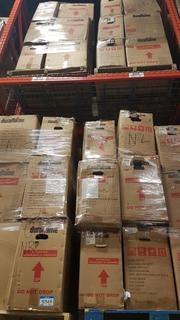 Lot 5 Skids Duraflame Heaters - C Grade - Ok, Partially Dented, No Legs, Parts