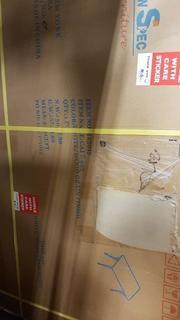 New Spec - White/Wood Grain - Table - 425015