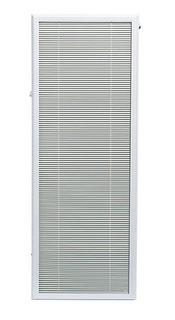 22" x 64" White Aluminium Add-on Blind for full view doors