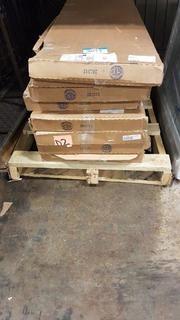 Lot 7 Boxes - 25" Hanging Starter Closet system - Brown