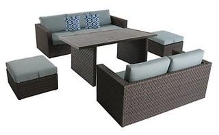 Hampton Bay - Machesney Park 5-pc Chat Set - Missing some cushions