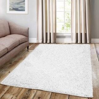 pera cozy contemporary soft White Area Rug - 5121A - 160cm x 230cm