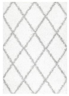 Nuloom - Easy Shag - OZEZ04A - White - 4'x6'