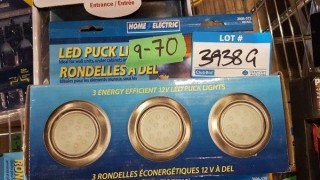 LED Puck Lights in Nickel - 3698-572 - (9-70)