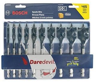 Bosch 10PC Spade Bit Set Tough Impact - (9-66)