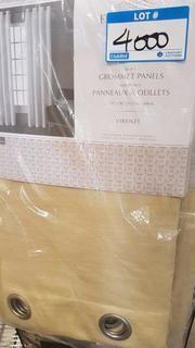 Exclusive Home - Virenze - Grommet Panel - 54" x 96" - 2 pcs - Taupe