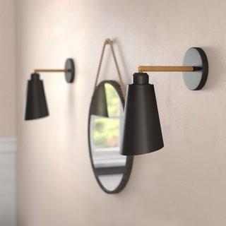 Langley Street Valmonte 1-Light Wall Sconce (LGLY2733) - Blk
