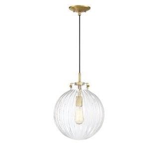 Beachcrest Home Nevels 1-Light Globe Pendant (BCMH4100_29179223)