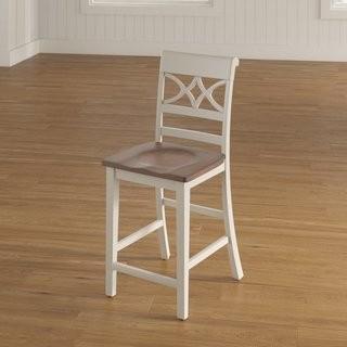 Darby Home Co Paulette 24.13 Bar Stool (DBYH8194_21259305)- Set of 2 - Blk