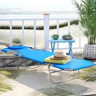 Zipcode Design Gifford Folding Chaise Lounge (ZPCD1230_21308596) - Red