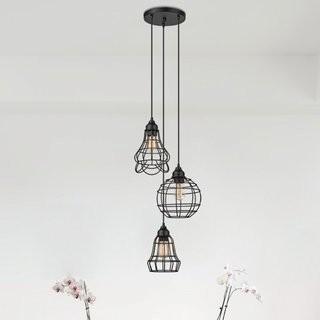 Globe Electric Company Jorah 3-Light Geometric Pendant (GLEC1497)
