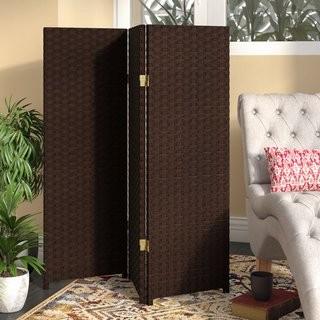 World Menagerie Clements 3 Panel Room Divider (WLDM7701_22248747) - Mocha