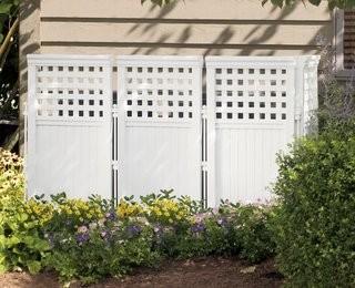 Suncast 4 Panel Outdoor Screen (XA1008_20945208) - White