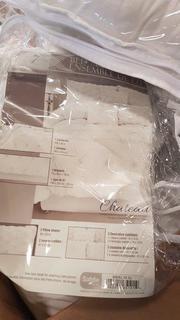 Zipcode Design Adelina 7 Piece Comforter Set (ZPCD5463_24113718_24113719) - Cream - King