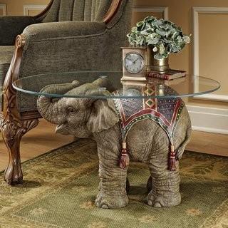 Design Toscano Jaipur Elephant Festival Coffee Table (TXG1972)