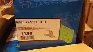 Lot 6 - 4" Sayco Chrome Plated Lavatory Faucet - LFS1503 (9-12)