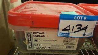Pail - 2,800pcs - #6x1 5/8" Drywall Screws - Grey - 2161-054 (9-41)