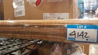  Sheer Brown Roman Shade  - 40" Wide