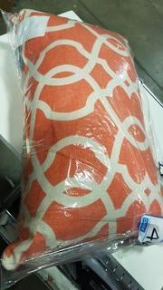  Brennab Lumbar Throw Pillow - Coral 