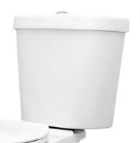 Glacial Bay - Double Flush Toilet Tank, & Seat - Bone Color