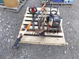 Lot of Rototiller, Hedge Trimmer, Shovel, & Assorted Garden Tools