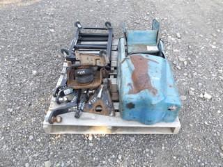 Lot of Assorted Items Including: Pedal Car Shell, (2) Rollers, Trailer Hitches, Etc.