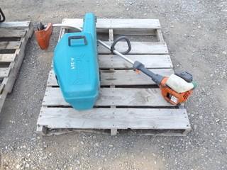 Lot of Husquavarna Weed Trimmer & Makita Chainsaw