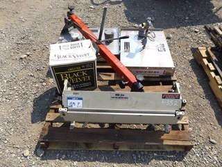 Lot of Assorted Items Including: 24" Sheet Metal Bander, (2) Cata-dyne Flameless Gas Heaters