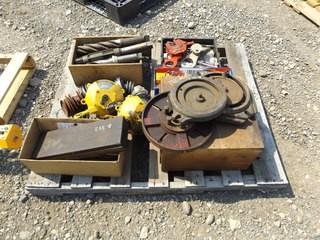 Lot of Assorted Items Including: Reamers, Bits, Pulleys, Etc.