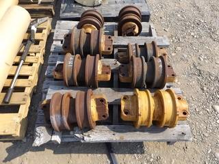 Lot of (8) Crane Rollers