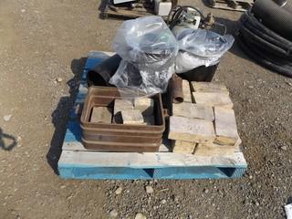 Lot of Brick, Dirt, Propane Torch, Oven Pipe