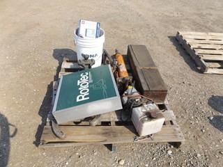 Lot of Assorted Items Including: Puller, Electric Winch, Etc.