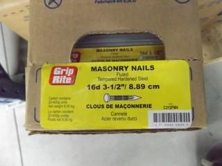 Pallet of 16D 3 1/2" Masonary Nails
