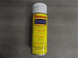 Lot of (6) Cans of Starrett Kleenscribe Layout Dye