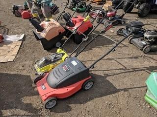 Lot of (1) Black&Decker & (1) Ryobi Electric Lawn Mowers