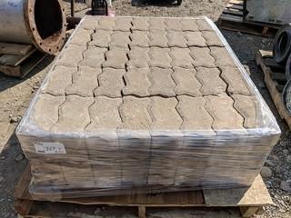 Lot of (200) 10" Beige Landscaping Bricks